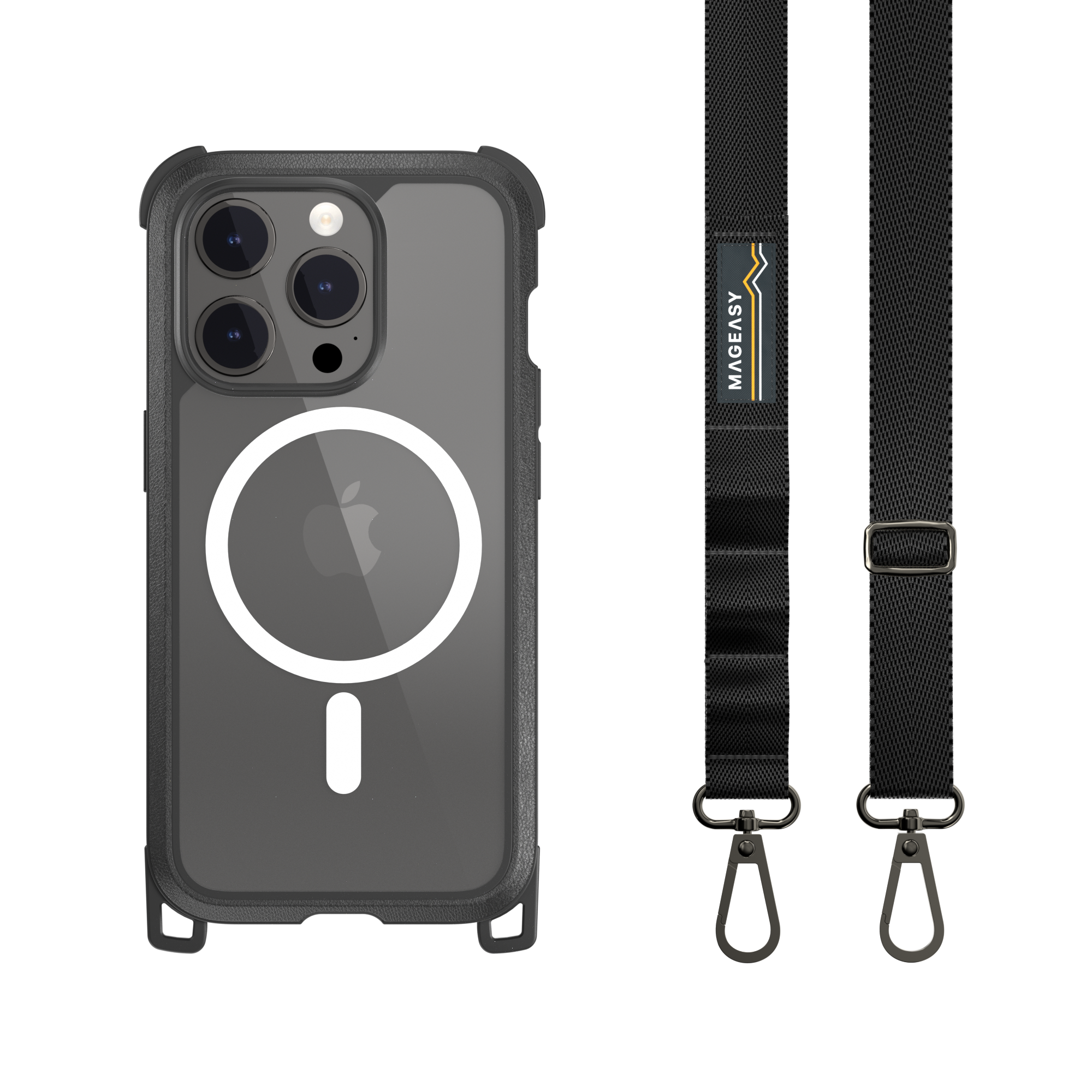 Odyssey M + Strap Rugged Utility Protective iPhone 15 Case with