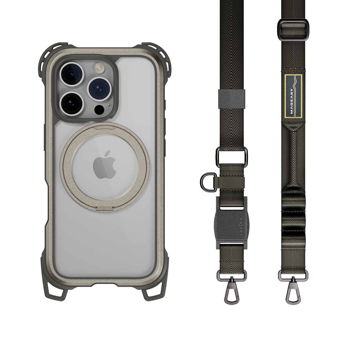 Odyssey Ultra M Magnetic 360 Stand Guard Protective iPhone 16 Case