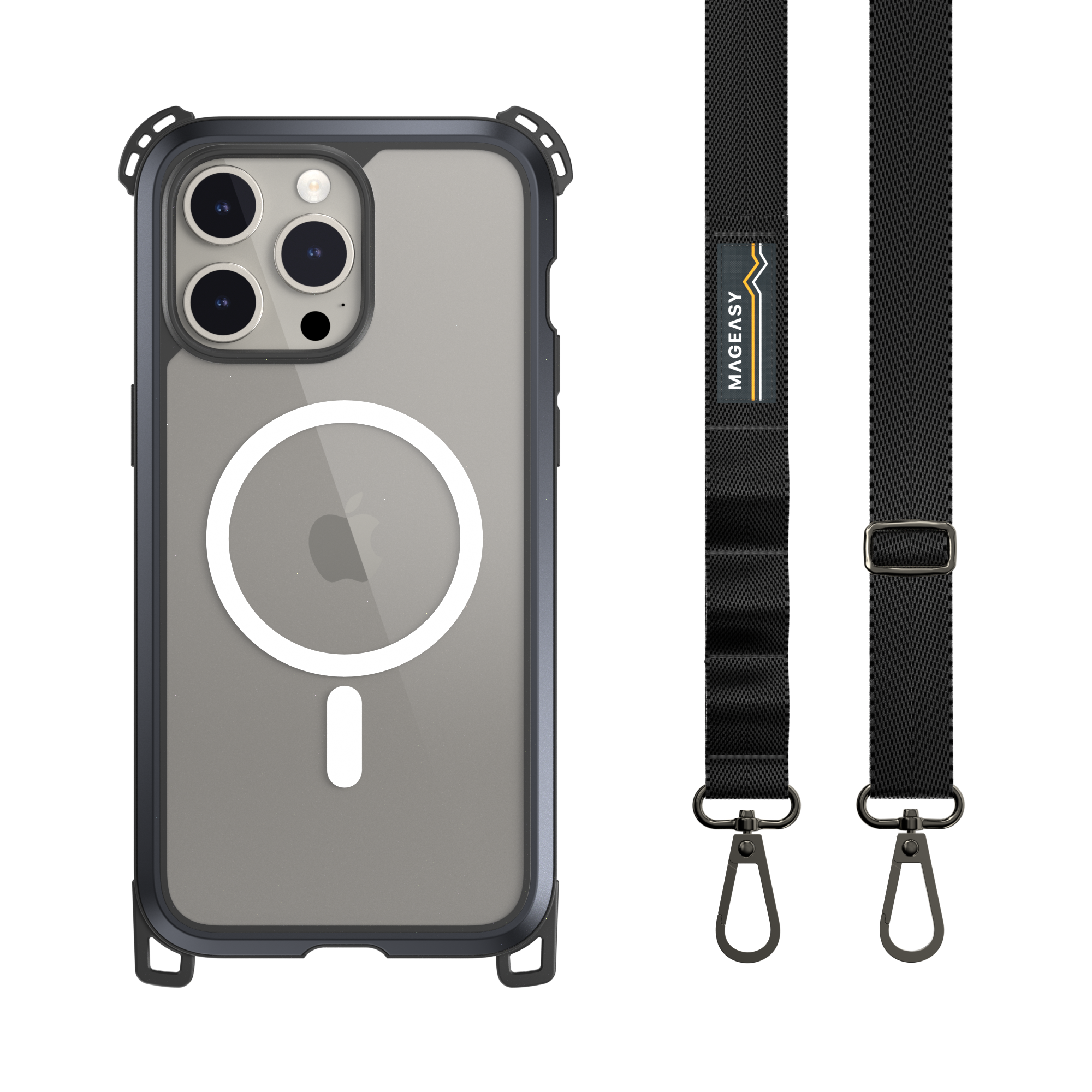 Odyssey Ultra M + Strap Rugged Utility Protective iPhone 15 Pro