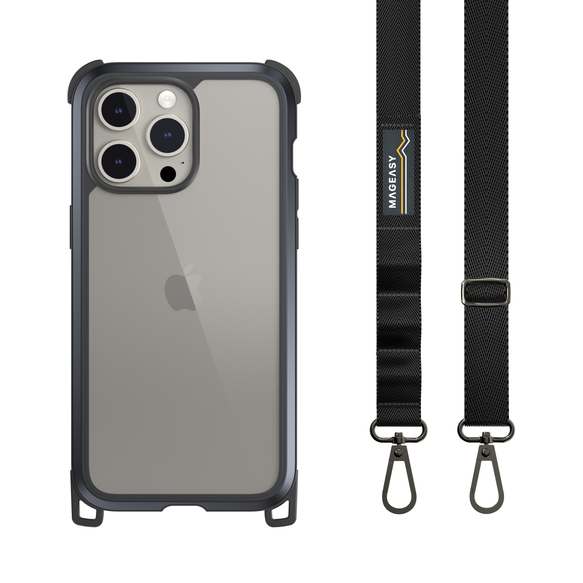 Odyssey + Strap Rugged Utility Protective iPhone 15 Case with