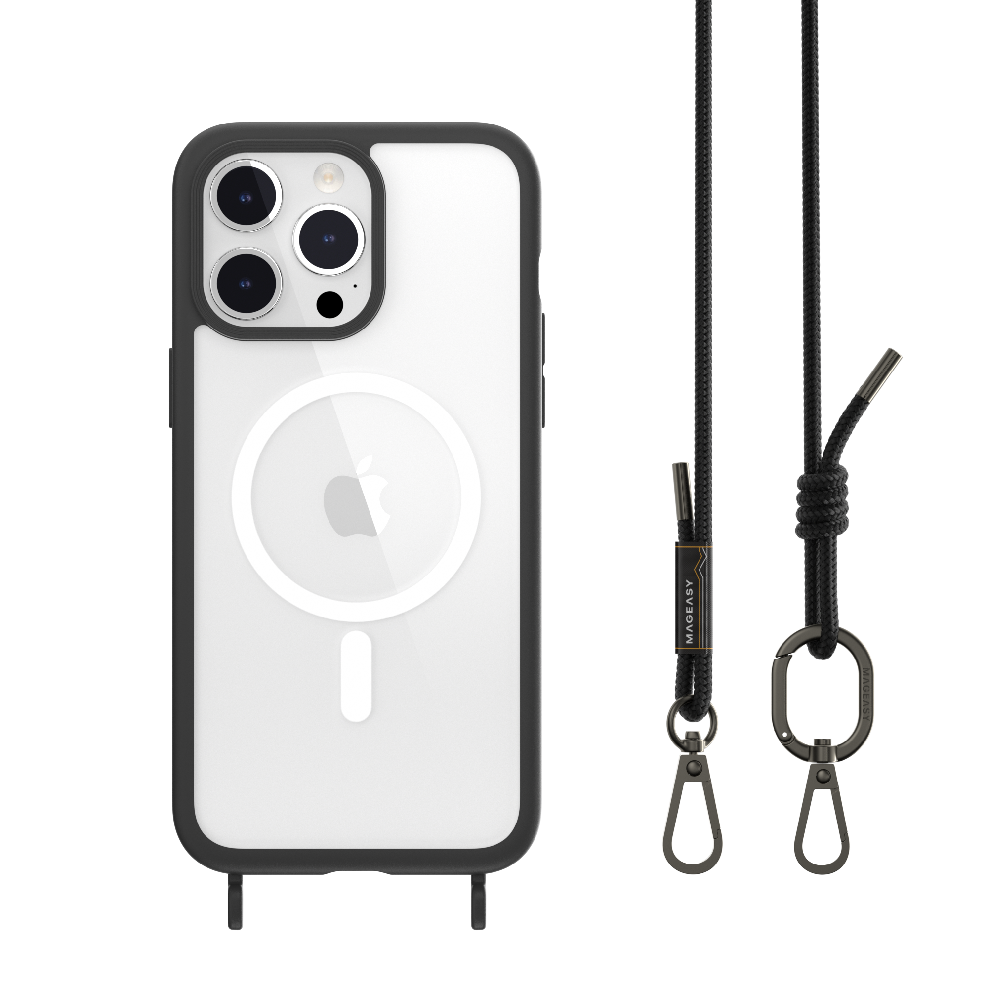 Roam M + Strap Shockproof Protective Case with Lanyard for iPhone