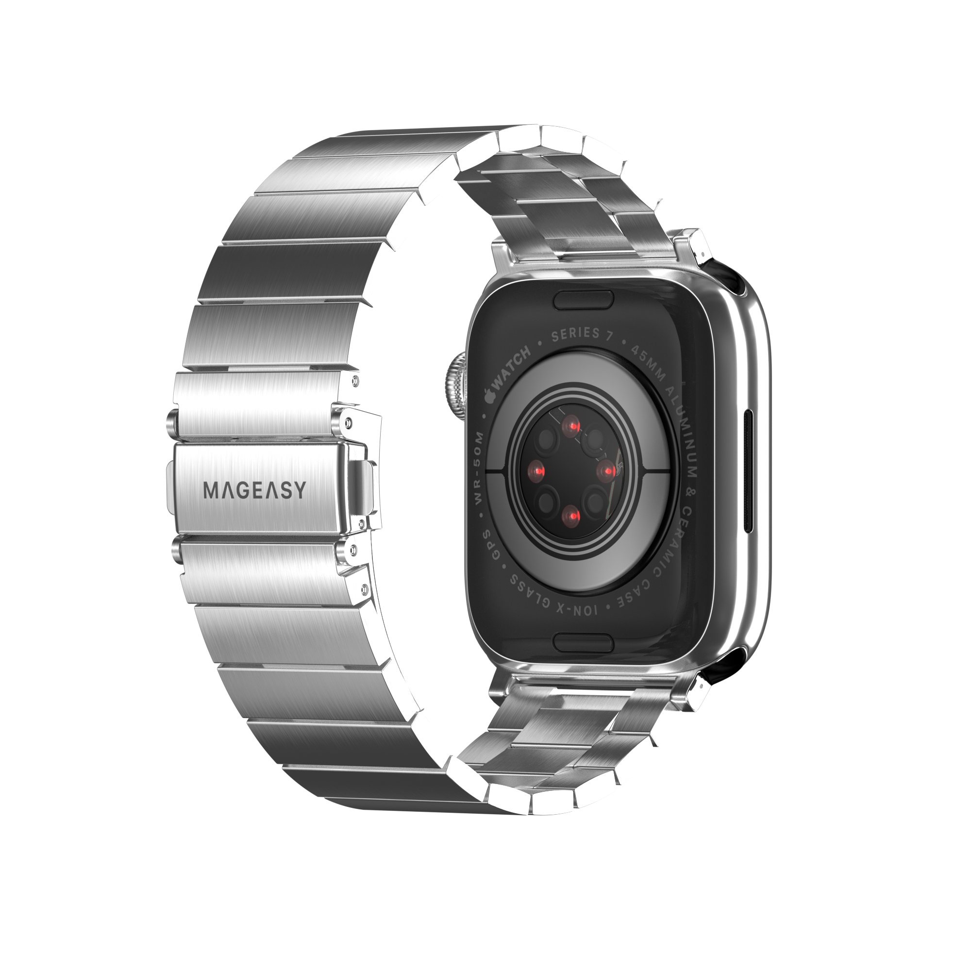Maestro Stainless Steel Apple Watch Band – MAGEASY Business