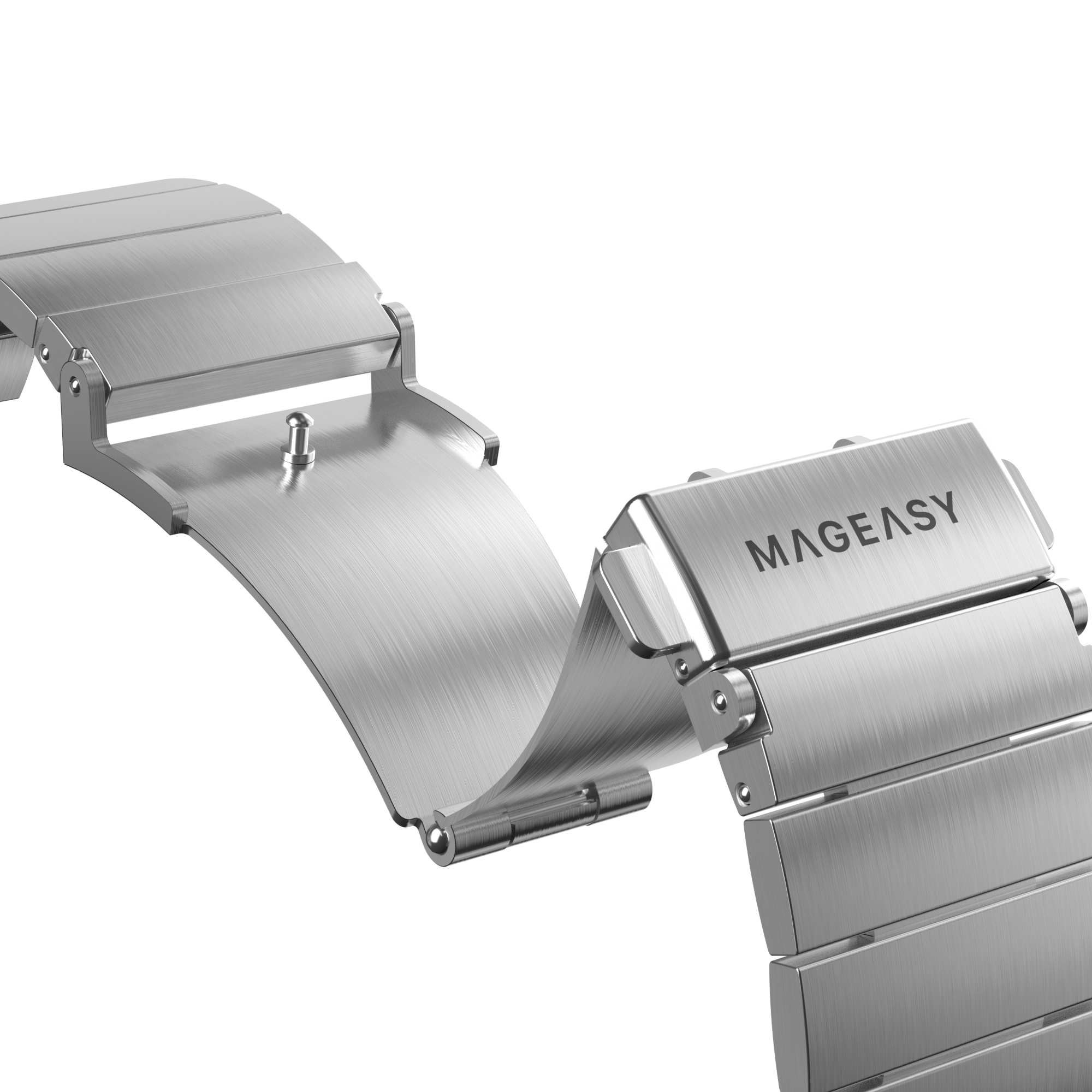 Maestro Stainless Steel Apple Watch Band – MAGEASY Business