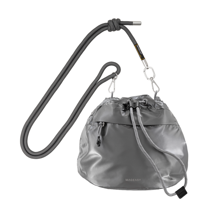 Flip Bucket Crossbody Bag + Strap Phone Lanyard 8.3mm