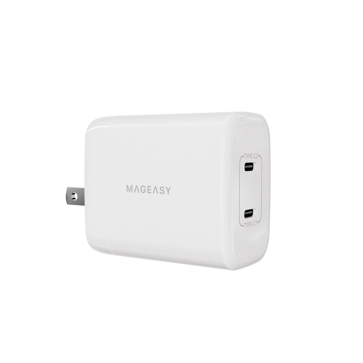 Power GaN Dual-port Smart Wall Charger 45W