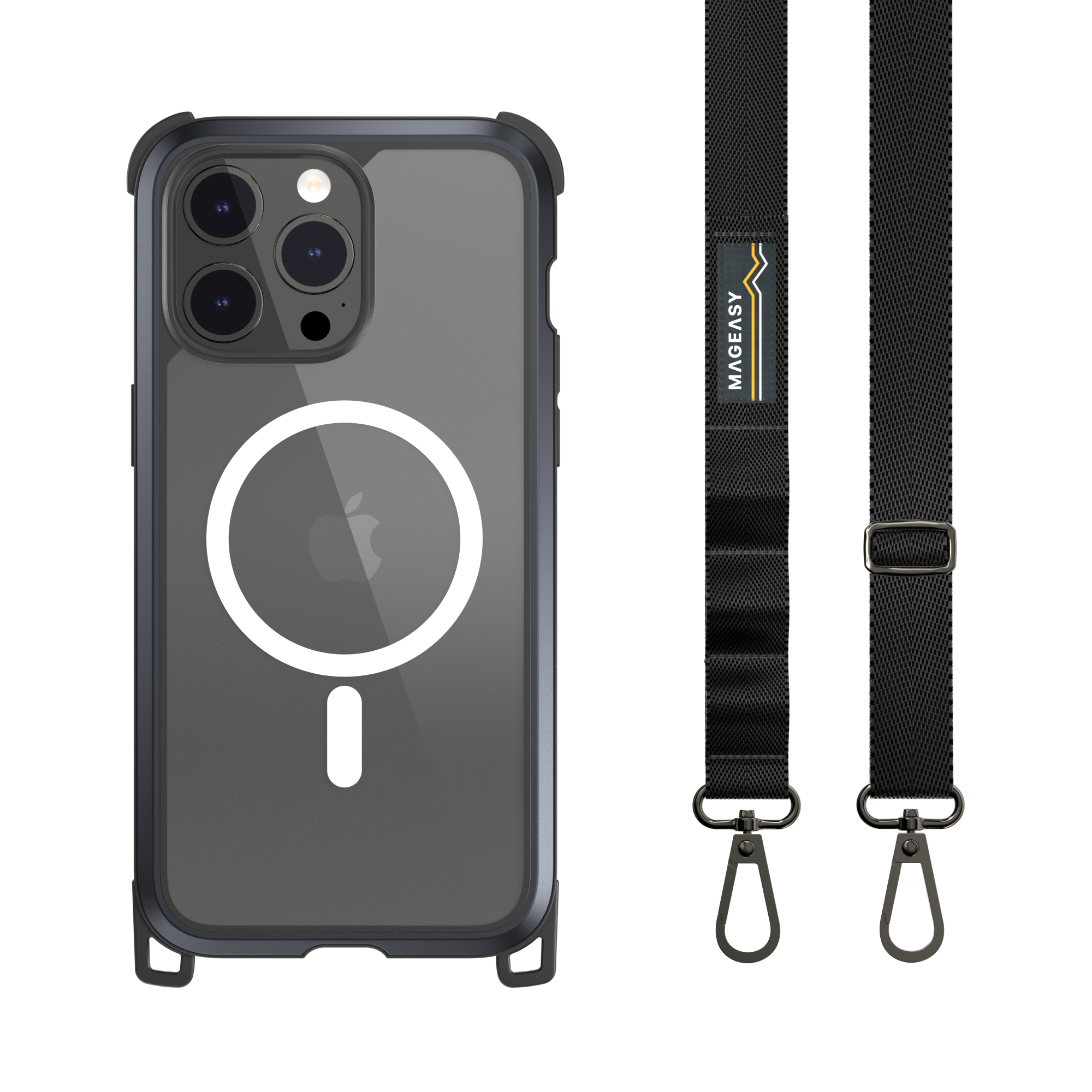 Odyssey M + Strap Rugged Utility Protective iPhone 15 Case with