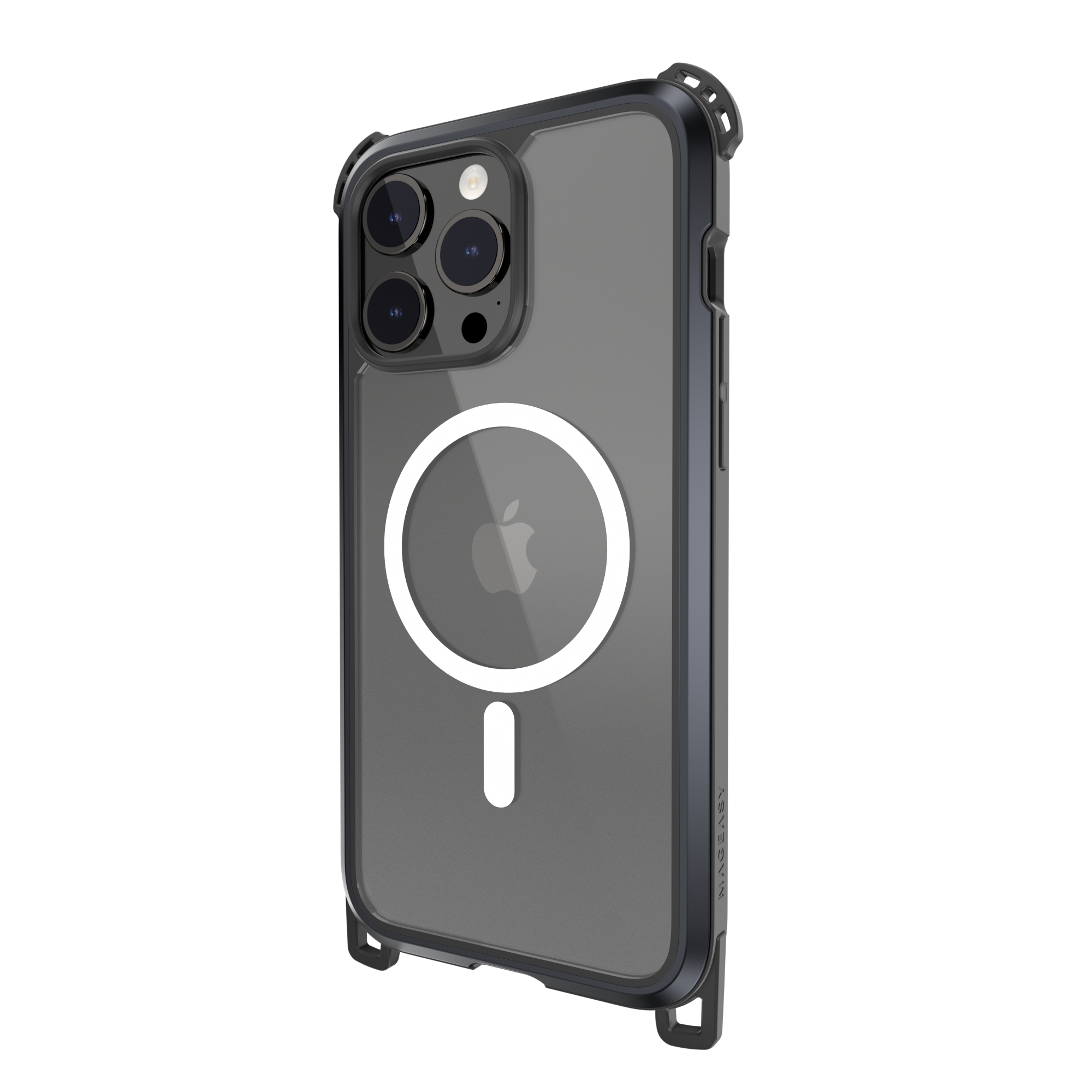 Odyssey Ultra M With Strap ブラック Odyssey Ultra M + Strap Rugged Utility Protective iPhone 15 Pro