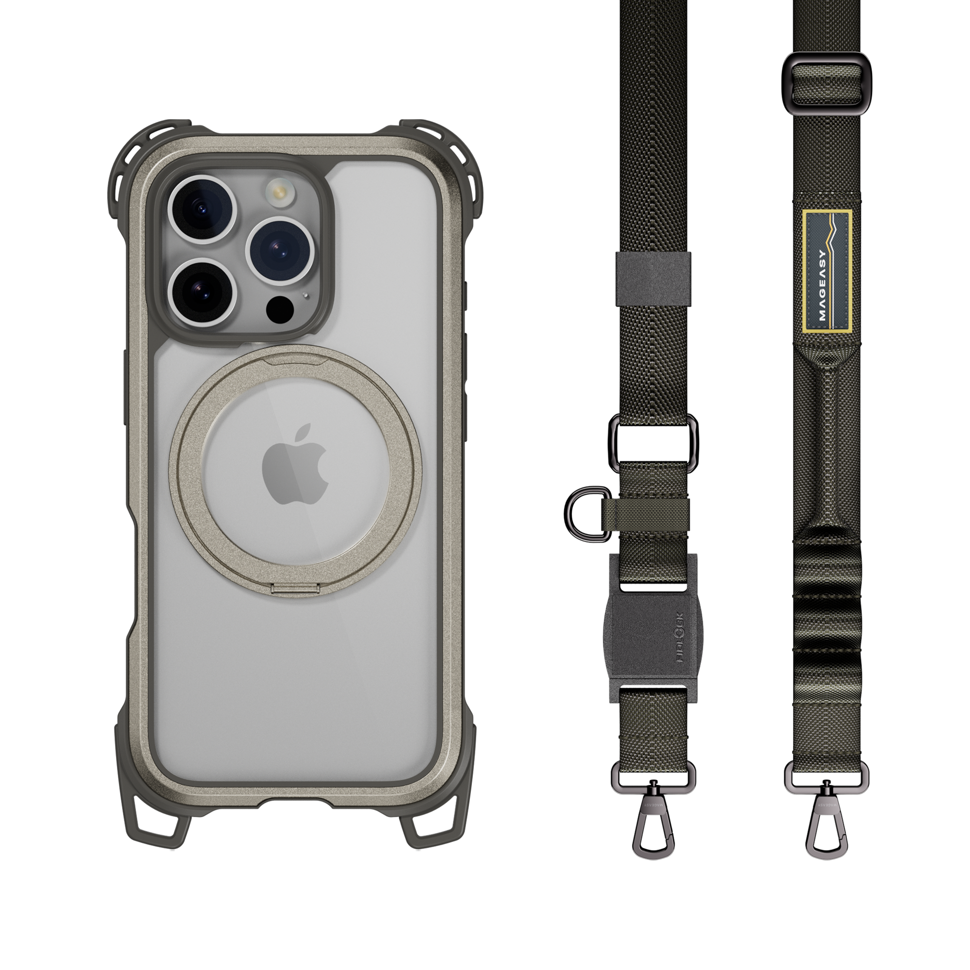 Odyssey Ultra M Magnetic 360 Stand Guard Protective iPhone 16 Case