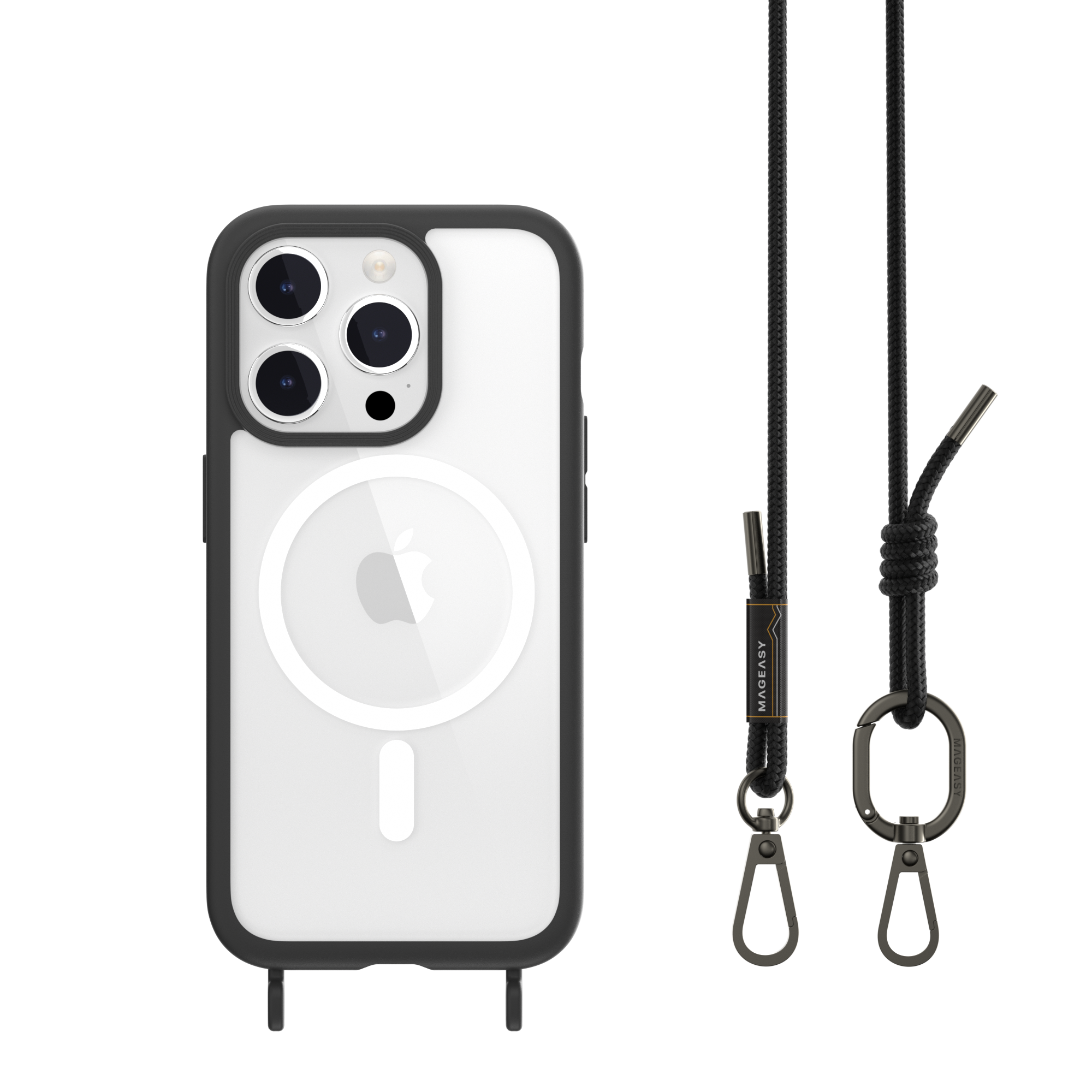 Roam M + Strap Shockproof Protective Case with Lanyard for iPhone