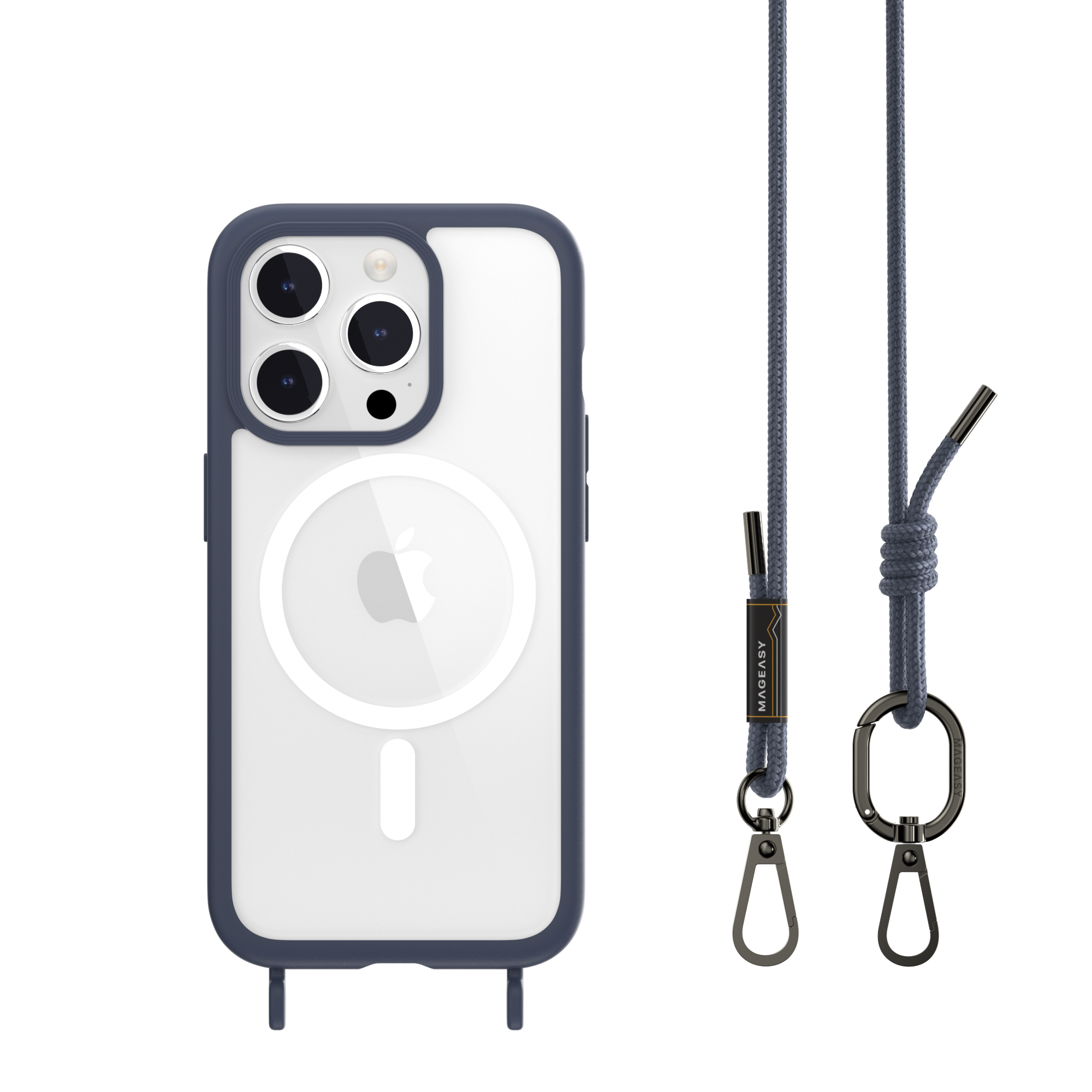 Roam M + Strap Shockproof Protective Case with Lanyard for iPhone