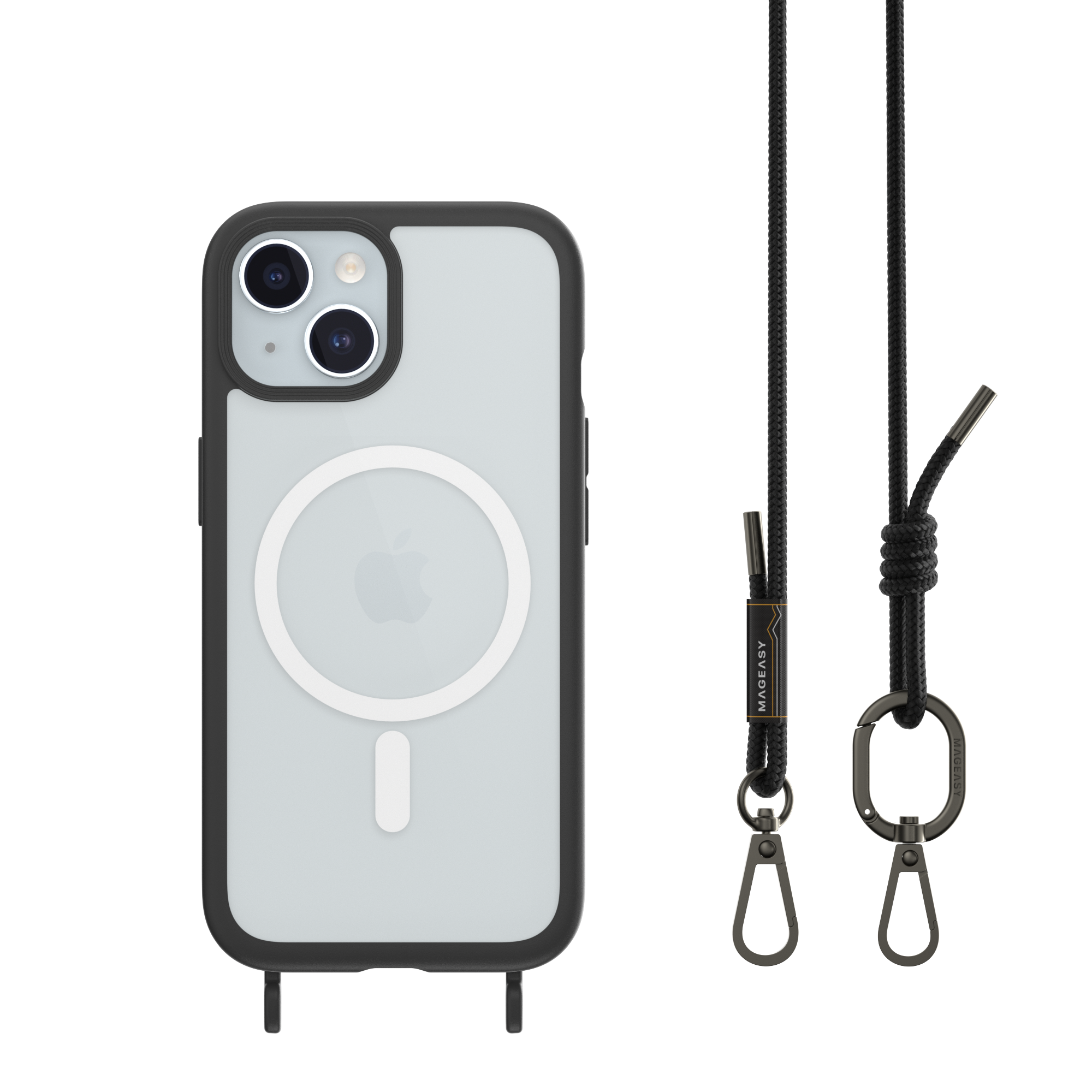Roam M + Strap Shockproof Protective Case with Lanyard for iPhone